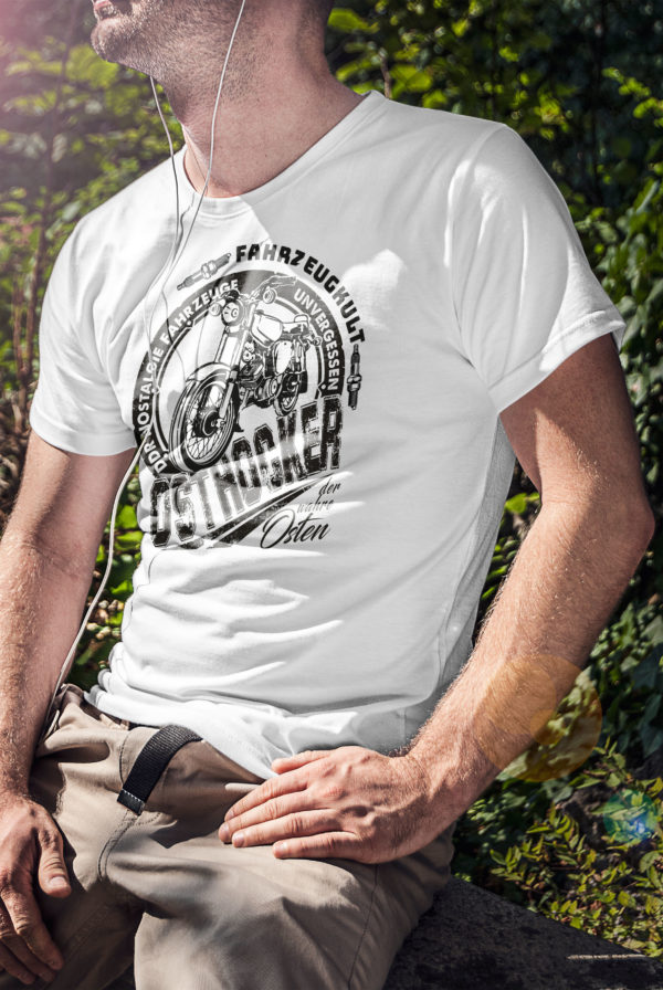 Men_T-Shirt Weiss_Logo Gross_Front