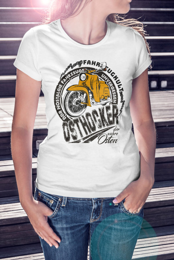 Woman_T-Shirt Weiss_Logo Gross_Front