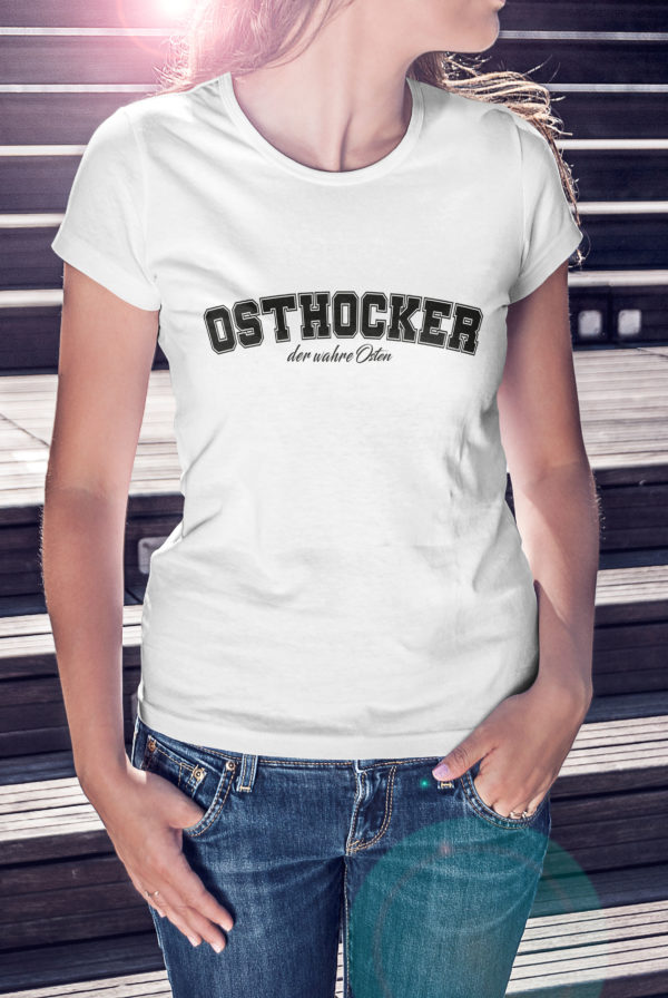 Woman_T-Shirt Weiss_Logo Mittel_Front