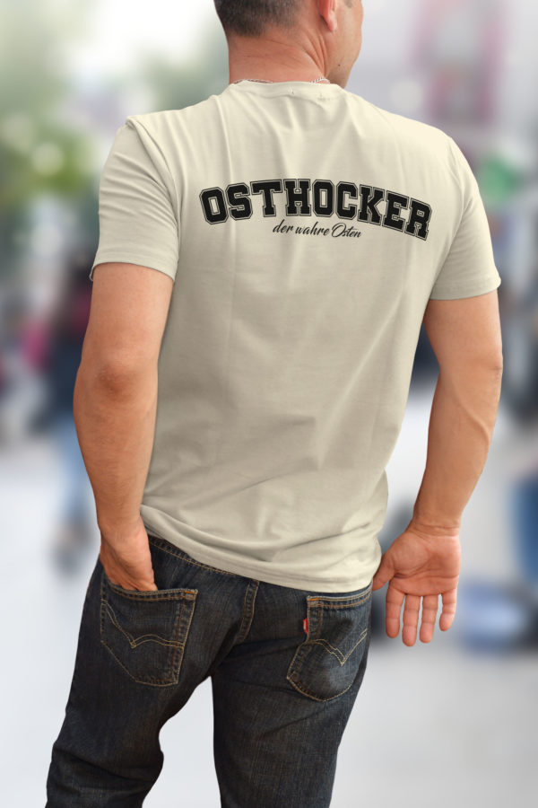 Shirt Grau Rückenaufdruck