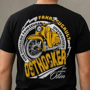 Osthocker e.V. T-Shirt – Vereinslogo vorne klein & groß hinten